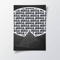 Kanye West Fashion Vintage Poster - Yeezus -A2 A3 A4 Framed Print Wall Art - thumbnail 3