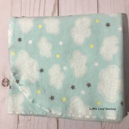 Receiving Blankets Set Of Two - 2, Elephant Blanket, Cloud Flannel Boy Girl Baby Swaddle Blanket - thumbnail 4