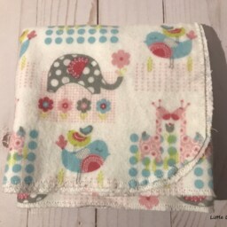 Receiving Blankets Set Of Two - 2, Elephant Blanket, Cloud Flannel Boy Girl Baby Swaddle Blanket - thumbnail 2