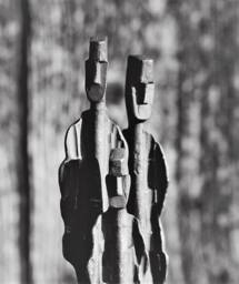 Family - Hand Forged Metal Sculpture Metal Garden Art Wedding Anniversary New Family Gift