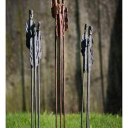 Family - Hand Forged Metal Sculpture Metal Garden Art Wedding Anniversary New Family Gift - thumbnail 4
