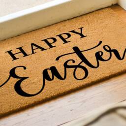 Happy Easter Door Mat - Decor Spring Customized Doormat - thumbnail 2