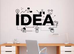 Creative Idea Wall Decal Vinyl Sticker Home Office Business Technology Art Decor - 124Nr - thumbnail 1
