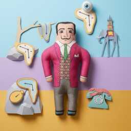 Salvadore Dali Doll - thumbnail 2