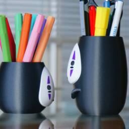Spirited Away No Face Planter Studio Ghibli Desk Organizer - thumbnail 3