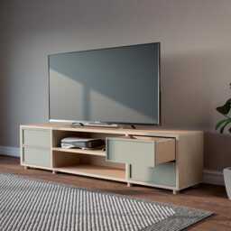 Handmade 4-Drawer Tv Stand - Shaker-Style Media Cabinet, Custom Colour Sideboard, 200cm Wide
