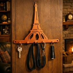 Eiffel Tower Hat Leash Key Holder - thumbnail 1