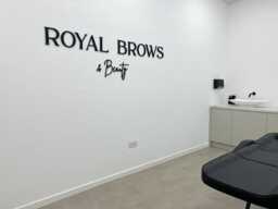 Custom Black Matte Gloss Acrylic Salon Logo Sign - Personalised Beauty, Hair, Nail & Lash Business Wall Modern Studio Decor - thumbnail 1