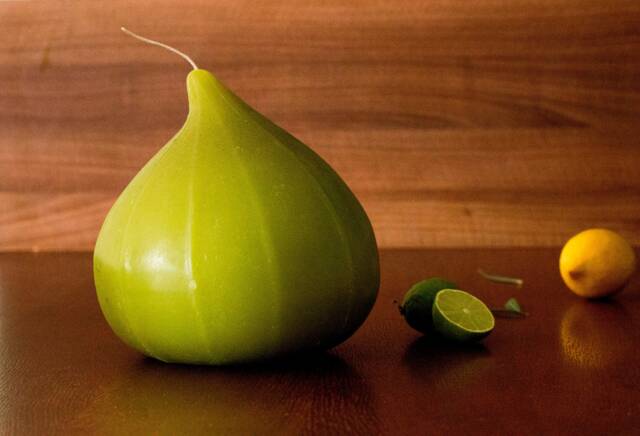 Fig Candle, Huge Candle, Giant Green Green Fig Girlfriend Gift, Fruit Shape Home Decor, Spa - image 1