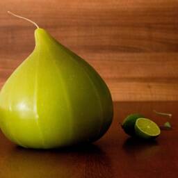 Fig Candle, Huge Candle, Giant Green Green Fig Girlfriend Gift, Fruit Shape Home Decor, Spa - thumbnail 2