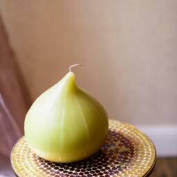Fig Candle, Huge Candle, Giant Green Green Fig Girlfriend Gift, Fruit Shape Home Decor, Spa - thumbnail 4