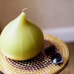 Fig Candle, Huge Candle, Giant Green Green Fig Girlfriend Gift, Fruit Shape Home Decor, Spa - thumbnail 3