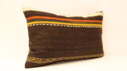 Pillow Cover Kilim Sofa Case Striped-Home Pillows -Decorative -12x20 - 30x50 cm - Koef-463 - thumbnail 1