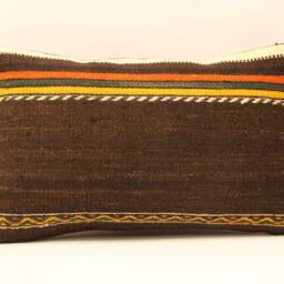 Pillow Cover Kilim Sofa Case Striped-Home Pillows -Decorative -12x20 - 30x50 cm - Koef-463 - thumbnail 2