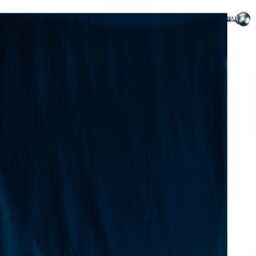 Navy Blue Velvet Curtain Panels, Window Treatment - Rod Pocket, Grommet, Box Pleat, Three Pinch Tab Top & Plain Ring Top - thumbnail 3
