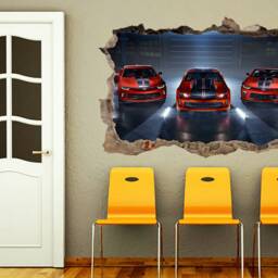 Chevrolet Camaro Decal, Muscle Car Wall Decor, Large Sticker - thumbnail 3