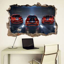 Chevrolet Camaro Decal, Muscle Car Wall Decor, Large Sticker - thumbnail 4