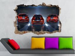 Chevrolet Camaro Decal, Muscle Car Wall Decor, Large Sticker - thumbnail 1