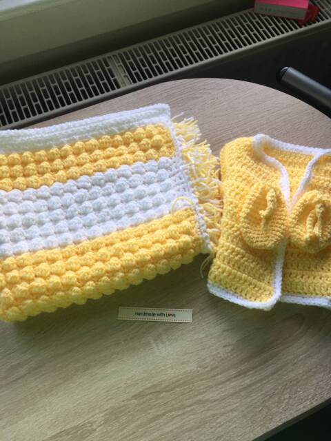 Crochet Baby Blanket Set