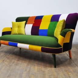Patchwork 3-Seater Sofa - Green Valley - thumbnail 3
