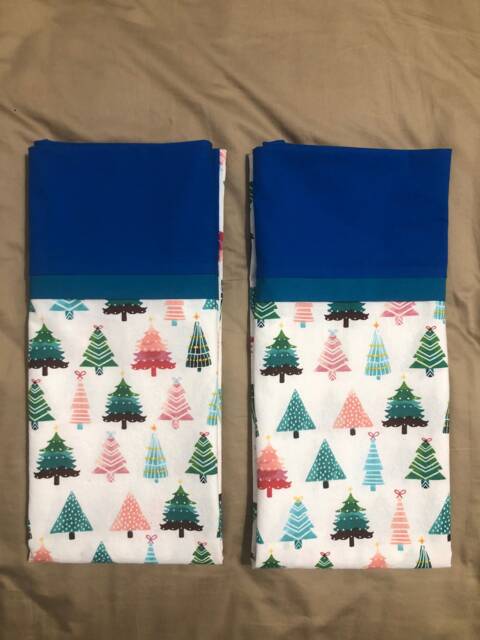 Christmas Tree Pillowcase Pair - image 1