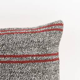 Turkish Kilim Pillow Cover Handwoven Wool Throw - 16x24 - thumbnail 2