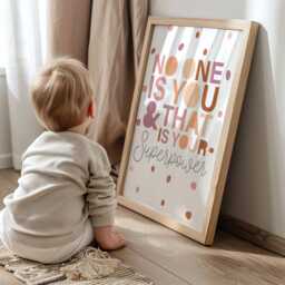 Girls Nursery Wall Art, Boho Nursery Print, Motivational Prints, Girls Bedroom Decor, Inspirational Wall Art, Girl Power - thumbnail 2