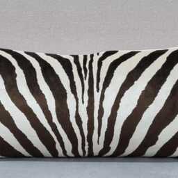 Designers Guild Ralph Lauren Bartlett Zebra Chestnut Fabric Cushion Cover - thumbnail 4
