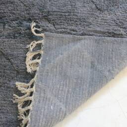 Authentic Moroccan Rug, Custom Fabulous Boujad Azilal Rug, Black Carpet, Handmade Bohemian Rug - thumbnail 4