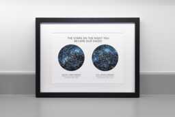 The Night You Became My Dad/Mum Personalised Star Map Print - thumbnail 1