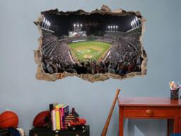 Progressive Field Wall Sticker Cleveland Indians Ddecal Baseball Stadium Print Fan Gift - thumbnail 1