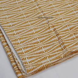 Mustard Handmade Yellow Kantha Quilt Lightweight Cotton Bedspread - thumbnail 4