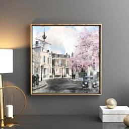 Cherry Tree Lane Art Print Mary Poppins Fan Art, City Landscape - thumbnail 3