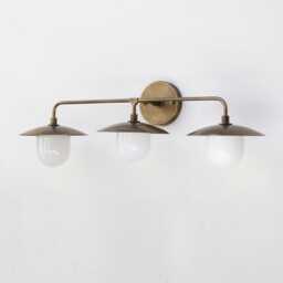 Brass Wall Sconce Light With Brass Shade, Bathroom Vanity Light, Light-Ul Listed - Lm2 No.0050 - thumbnail 3