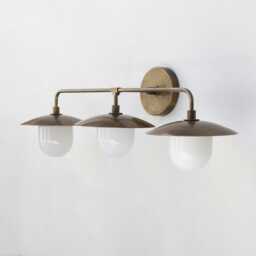 Brass Wall Sconce Light With Brass Shade, Bathroom Vanity Light, Light-Ul Listed - Lm2 No.0050 - thumbnail 2