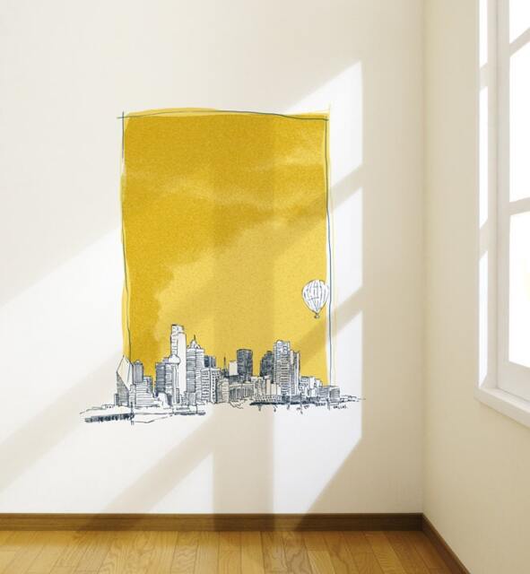 Dallas Wall Sticker Decal - Illustration Stickers, Animals Decals, Home Decor, Art, Illustrations
