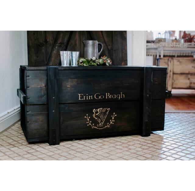 "Chest, Wooden Box, Freight Crate, Bench, Coffee Table ""Erin" - image 1