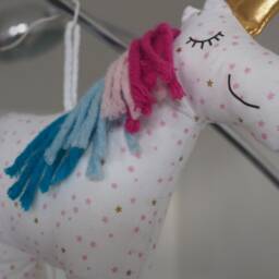 Musical Toy, Draw String Pull Toy , Unicorn - thumbnail 3