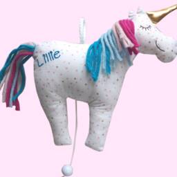 Musical Toy, Draw String Pull Toy , Unicorn - thumbnail 4