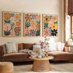 Henri Matisse Floral Set Of 3 Posters, Boho Wall Print, Botanical Art, Tropical Decor, Jungle Aesthetic, Flower Art - thumbnail 2