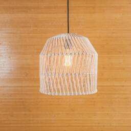 Bedroom Lamp Shade, Pendant Light, Macrame Lamp, Farmhouse Lighting - thumbnail 3