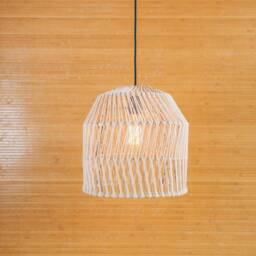 Bedroom Lamp Shade, Pendant Light, Macrame Lamp, Farmhouse Lighting - thumbnail 2