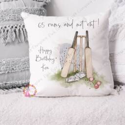 Cricket Cushion, Pillow, Gift, Cricketer Gift, Gift For Him, Lover, Cricketer, Male Gift - thumbnail 2