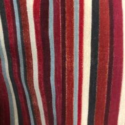 Syncopated Velvet Stripe in Bronze/Wine, Noir & Midnight, Or Azalea/Aqua-One Pillow - thumbnail 3