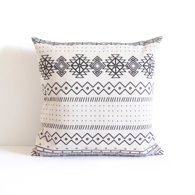 Aztec Pillow Cover, Bohemia Pattern Covers, Throw Pillow, Boho Cushion Decorative Cover - image 1