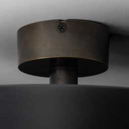 1950S Mid-Century Modern Brass Flush Mount Light Handmade Sputnik Ceiling Fixture - thumbnail 2