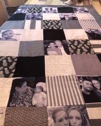 Christmas Gifts, Christmas Gift For Dad, Christmas Mom, Anniversary Gift, Custom Photo Blanket, Grandparents - thumbnail 1