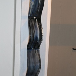Bwb Modern Abstract Wood Aluminum Art Wall Sculpture 80 cm Sculpture En M??tal Escultura Metal Metallinen Veistos - thumbnail 4