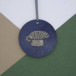 Chef Hat Christmas Tree Decoration - Ornament Cooking Baking Hanging Foodie Gift - thumbnail 2
