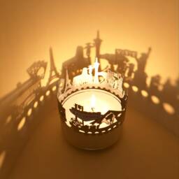 Las Vegas Skyline Schattenspiel - Kerzenaufsatz F??r Magische Raumprojektionen - Ideales Souvenir Fans - thumbnail 2